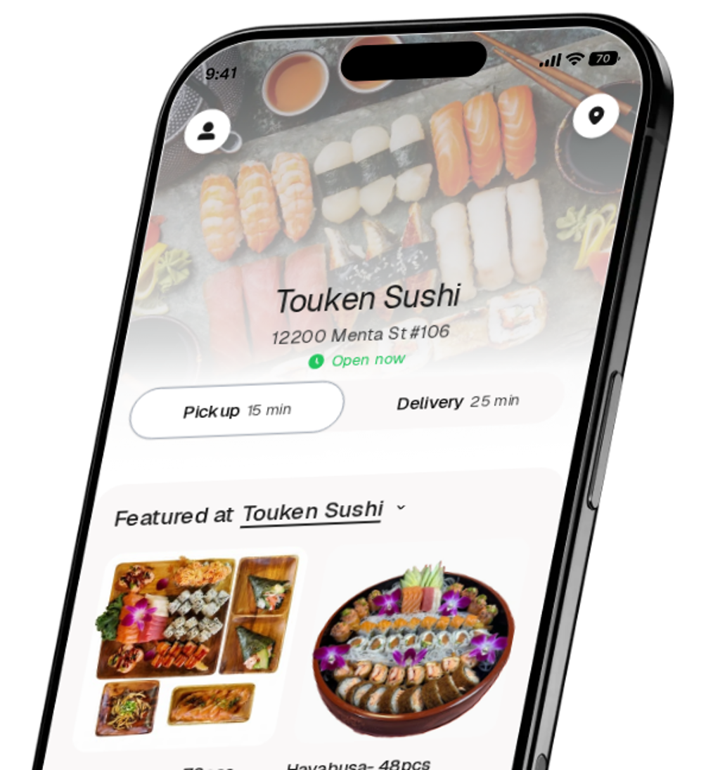 Touken Sushi app preview