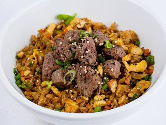 Fried Rice Beef.