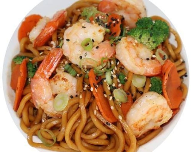 Yakisoba Shrimp.