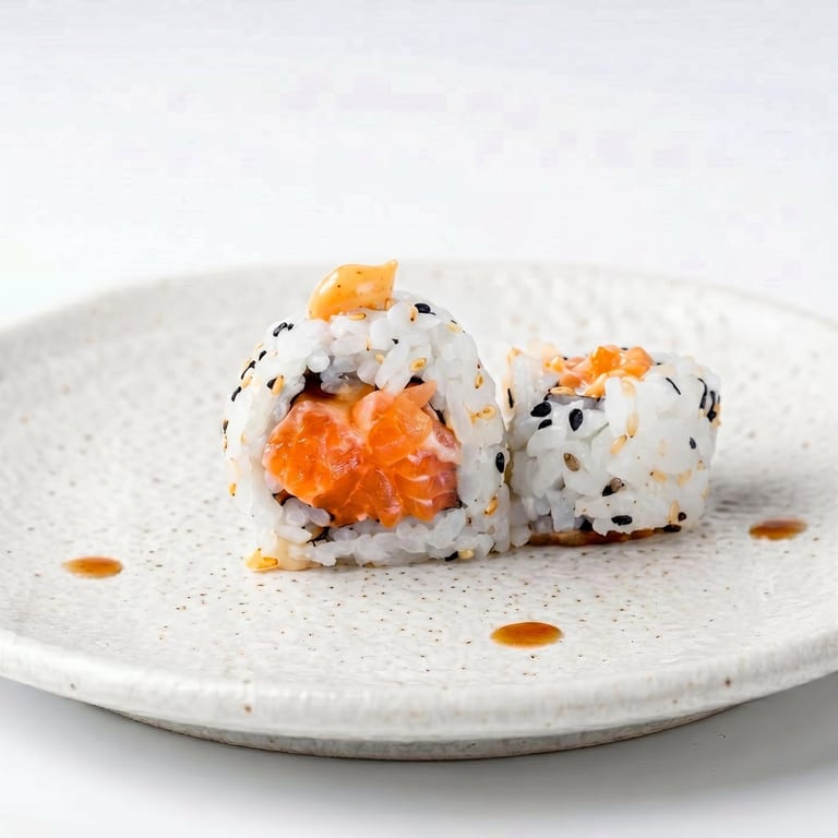Delicious Spicy Salmon Roll